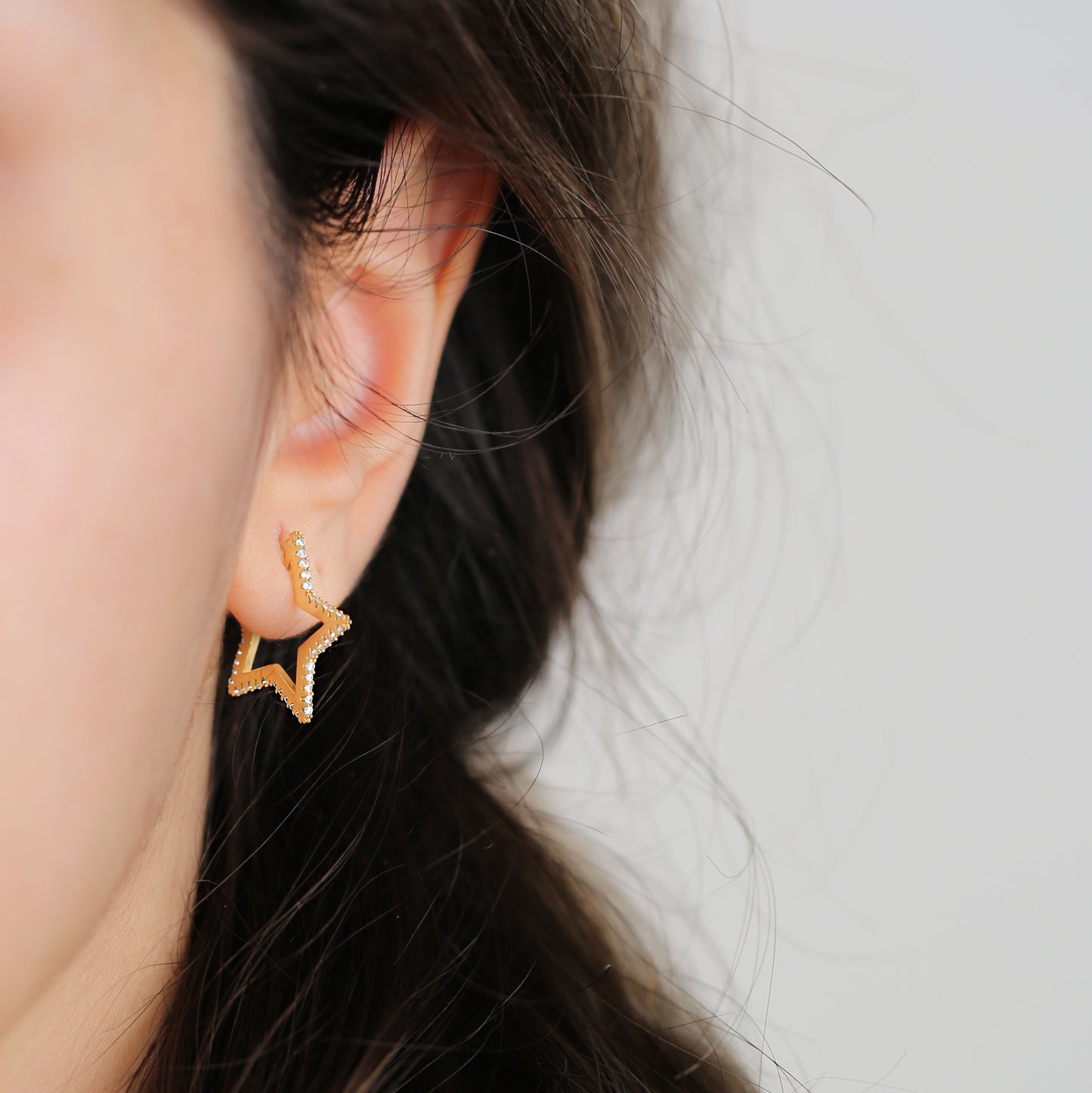 Lyra Star Hoops