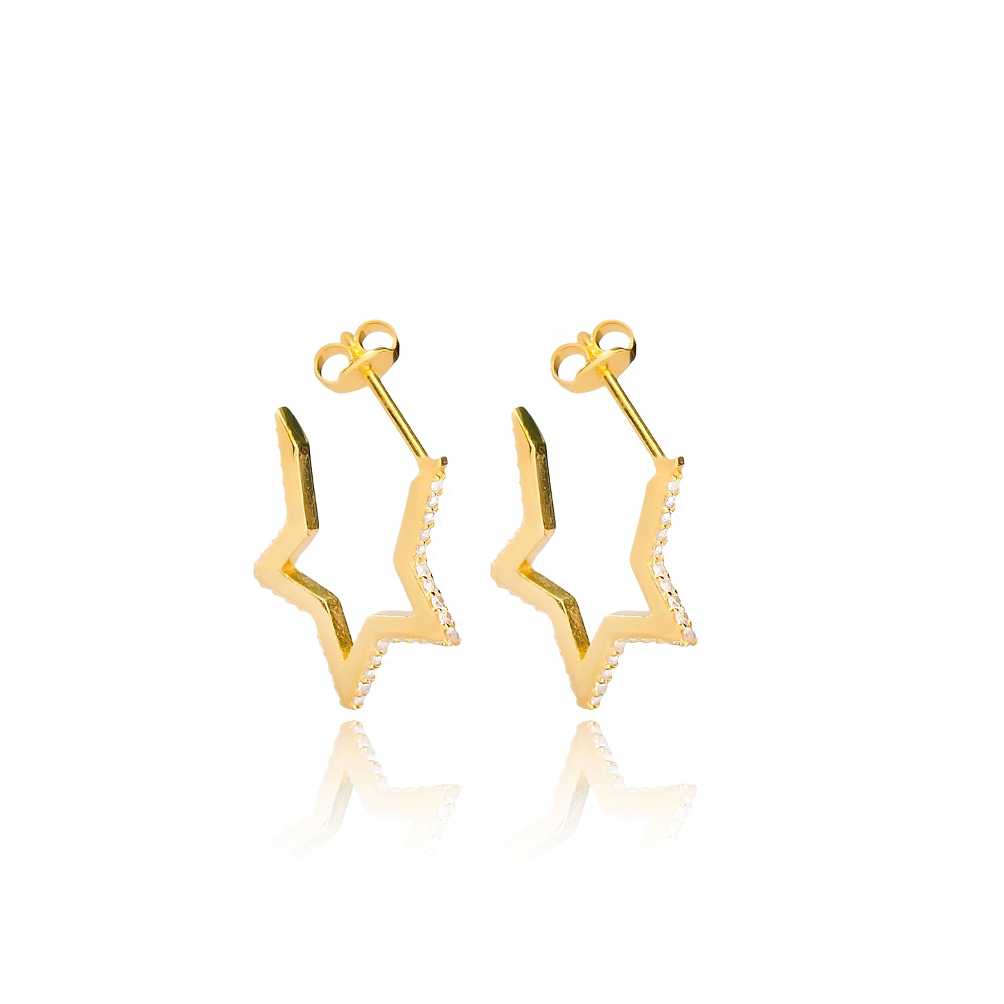 Lyra Star Hoops