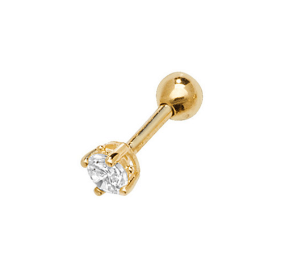 Willow 9ct Gold Cartilage Stud Earring