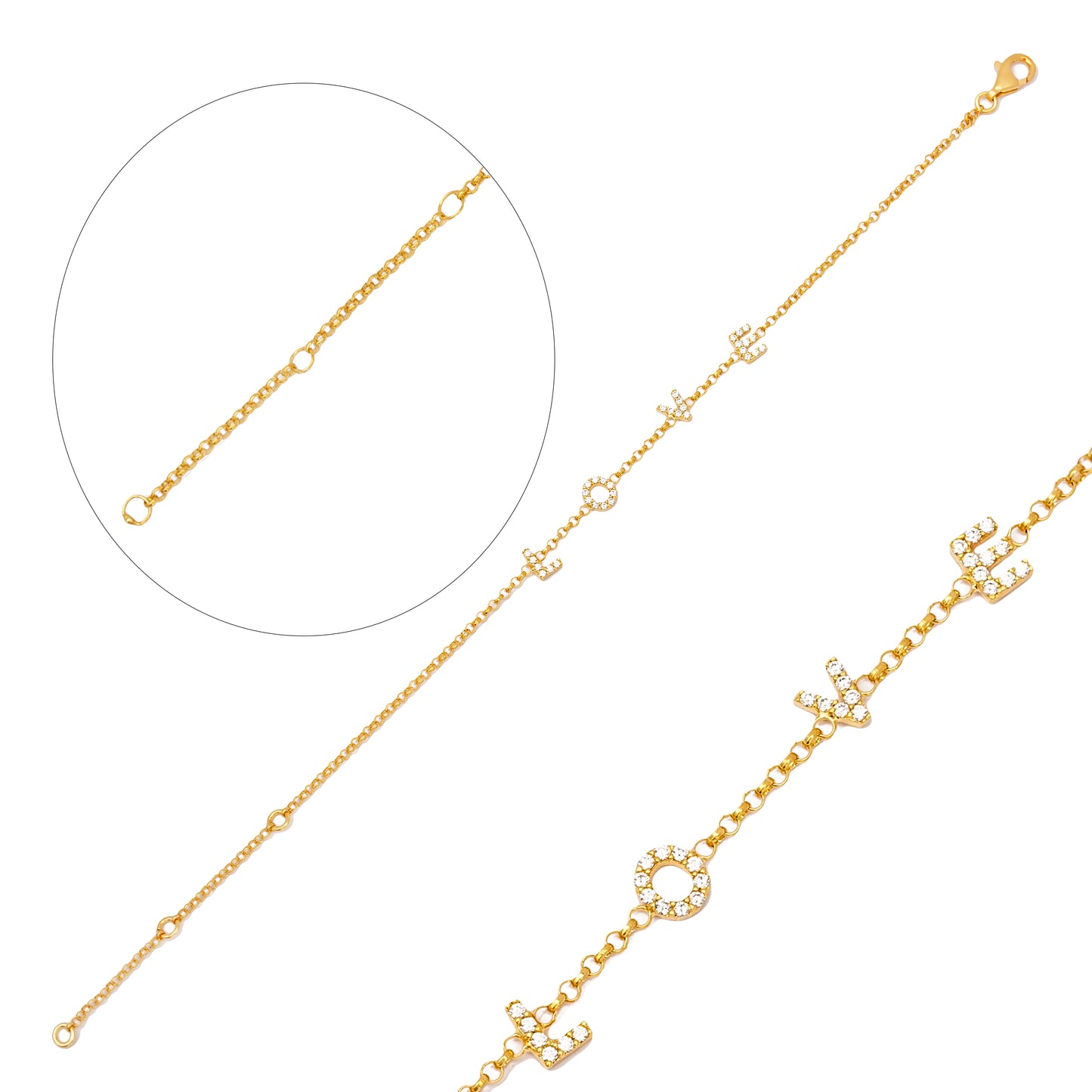 Love Charm Bracelet