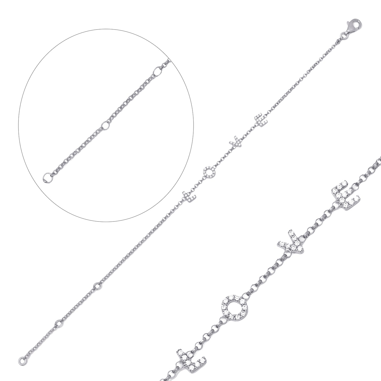 Love Charm Bracelet