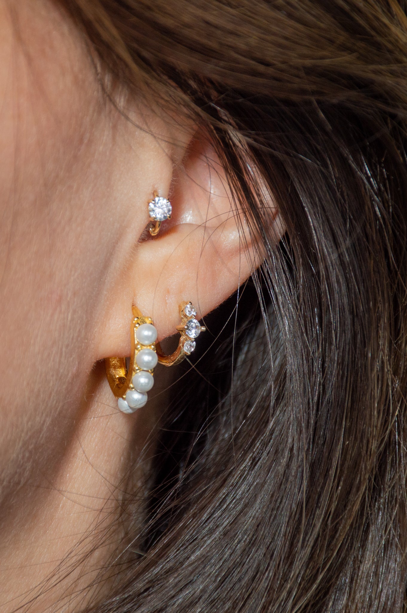 Nova 9ct Solid Gold Mini Hoops