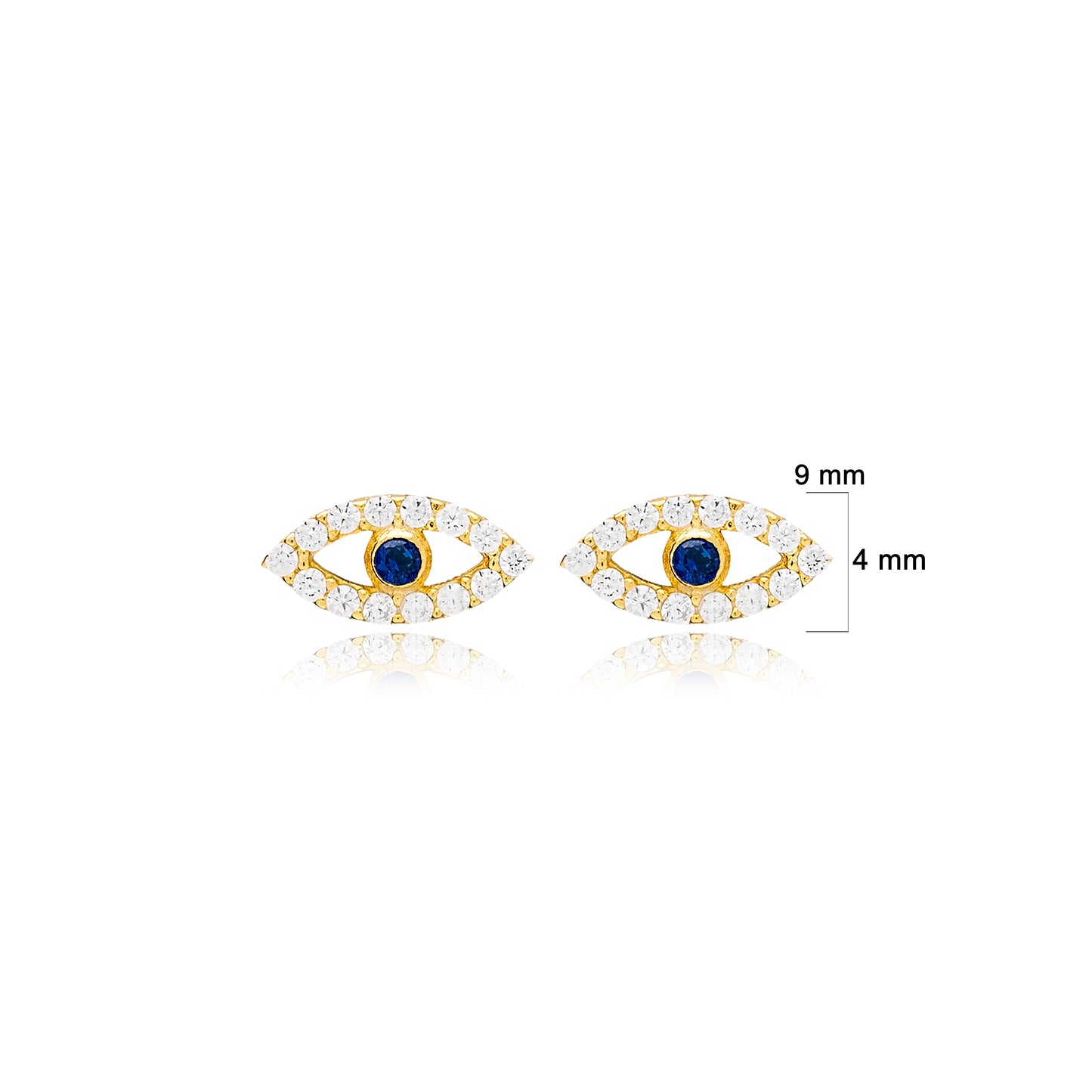 Soteria Evil Eye Stud Earrings