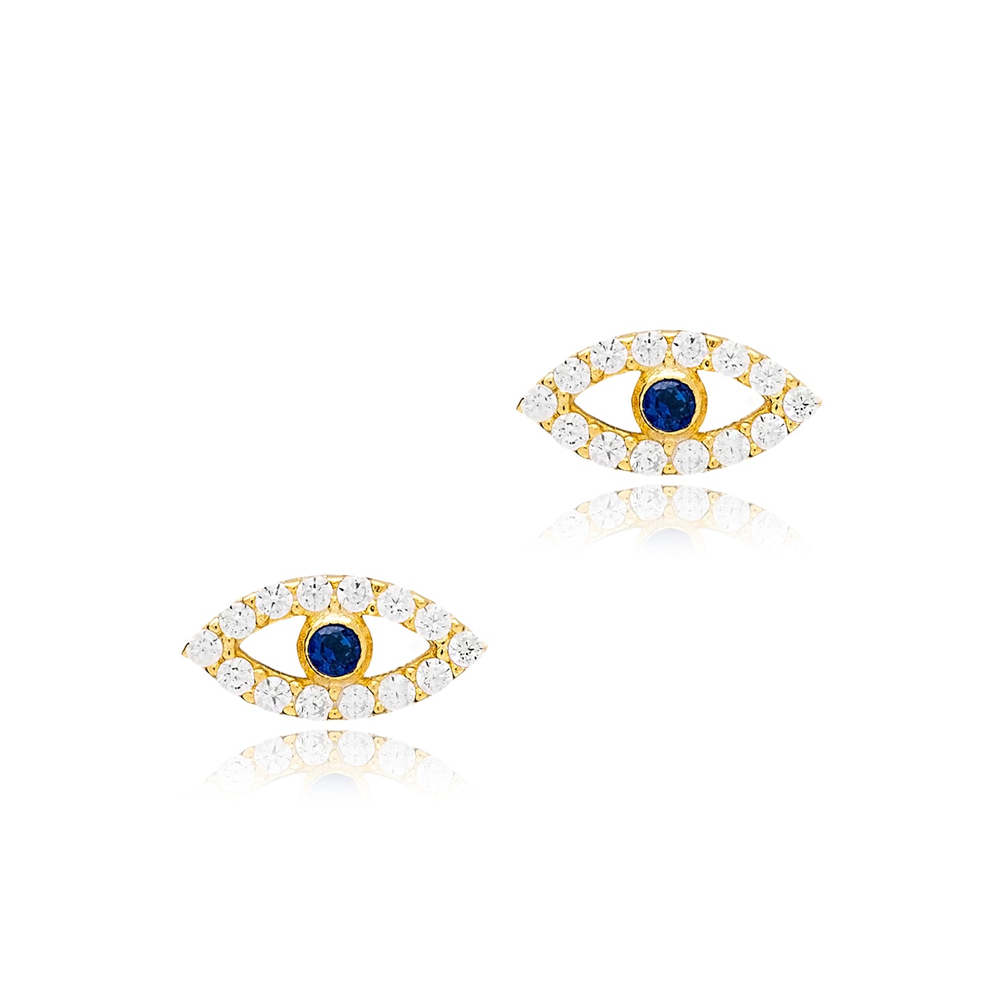Soteria Evil Eye Stud Earrings