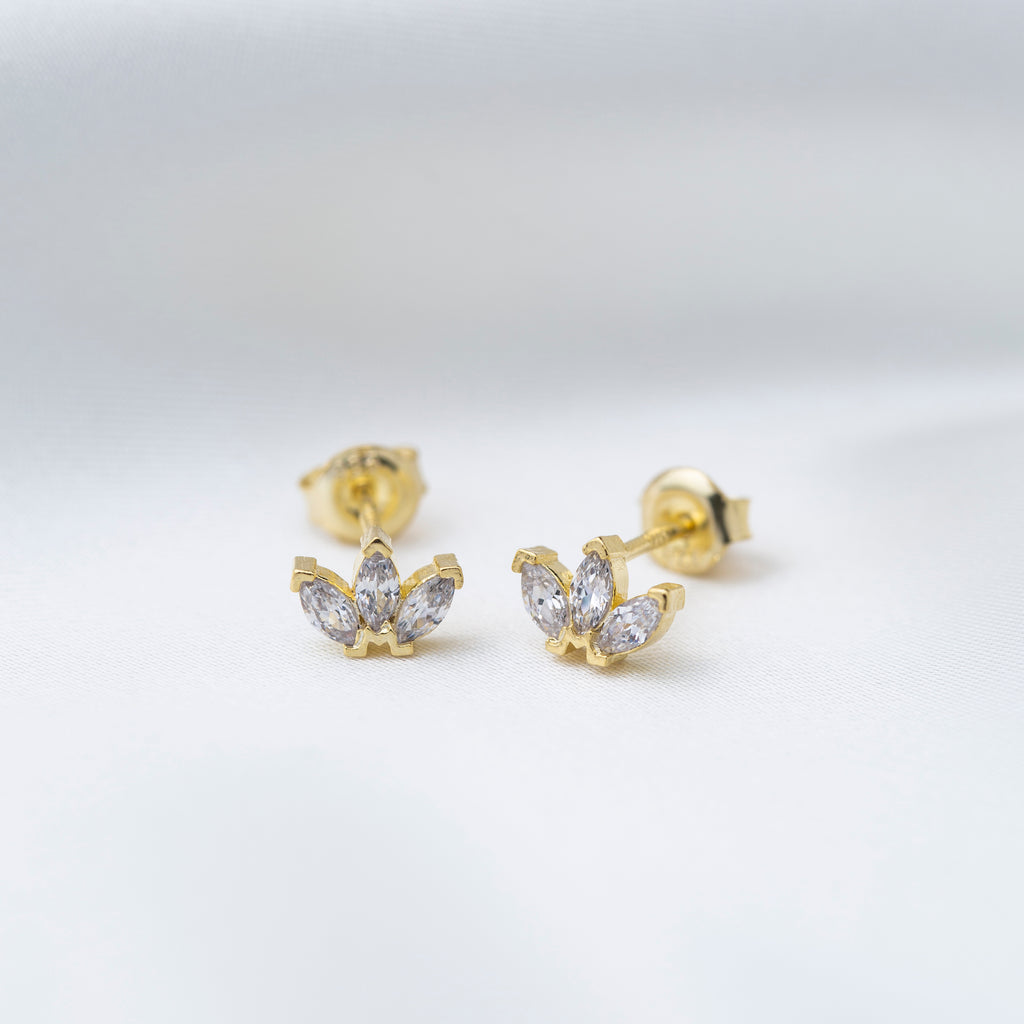 Small gold tops for ears online