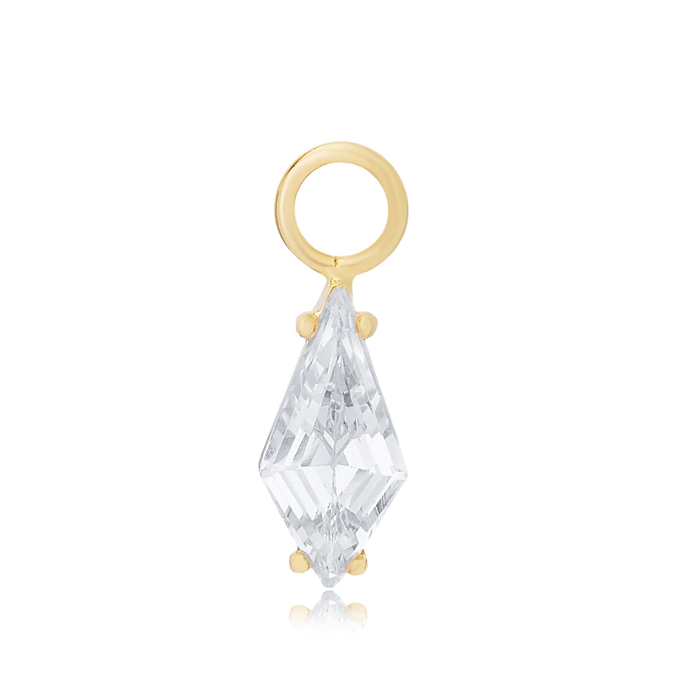 Marquise Charm Hoop