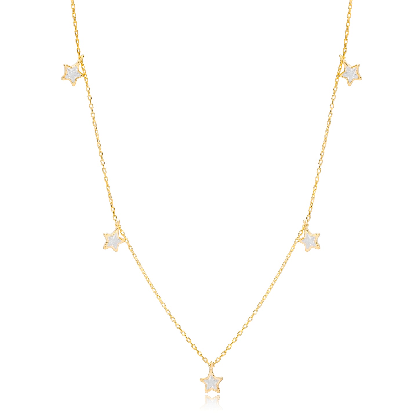 Star Charm Shaker Necklace