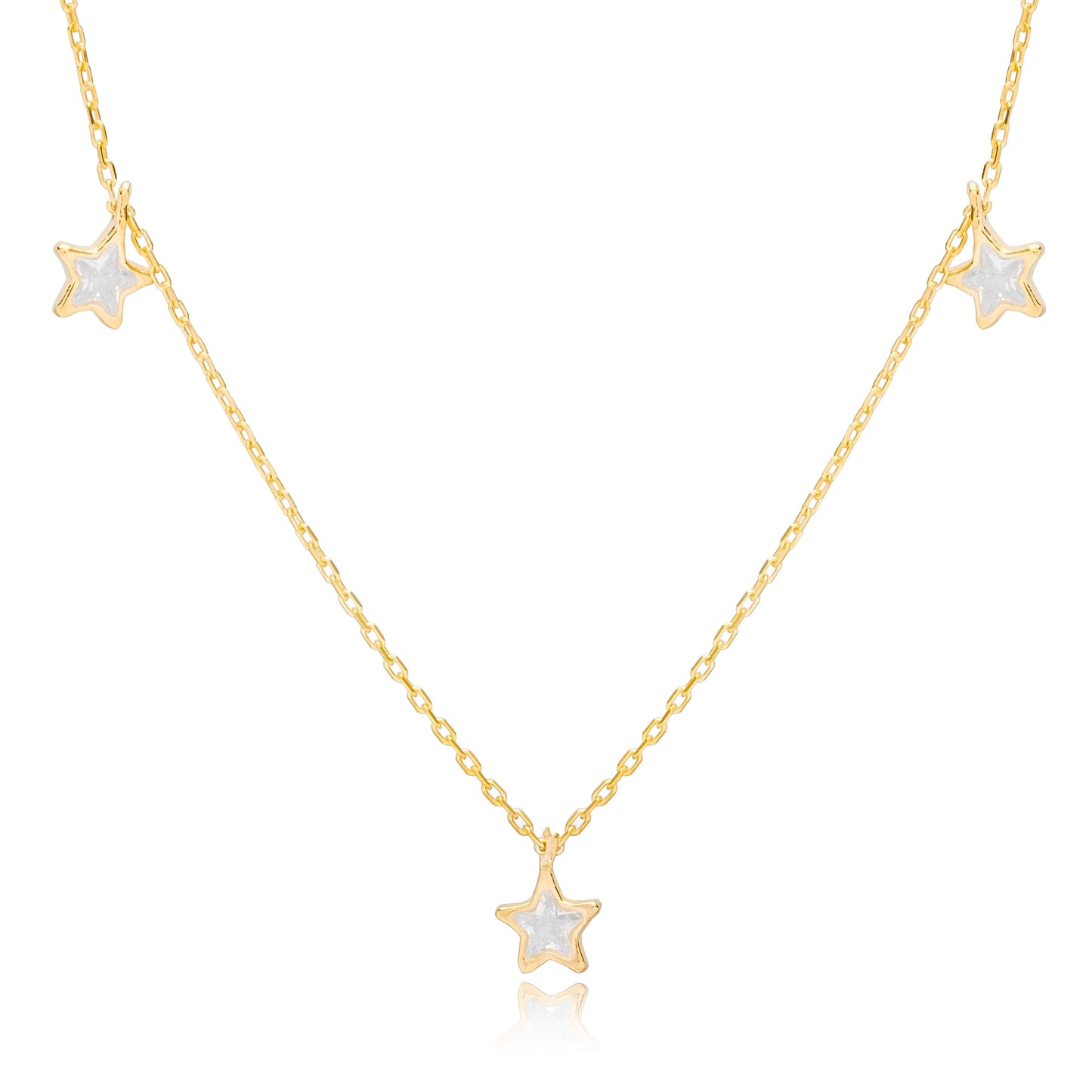 Star Charm Shaker Necklace