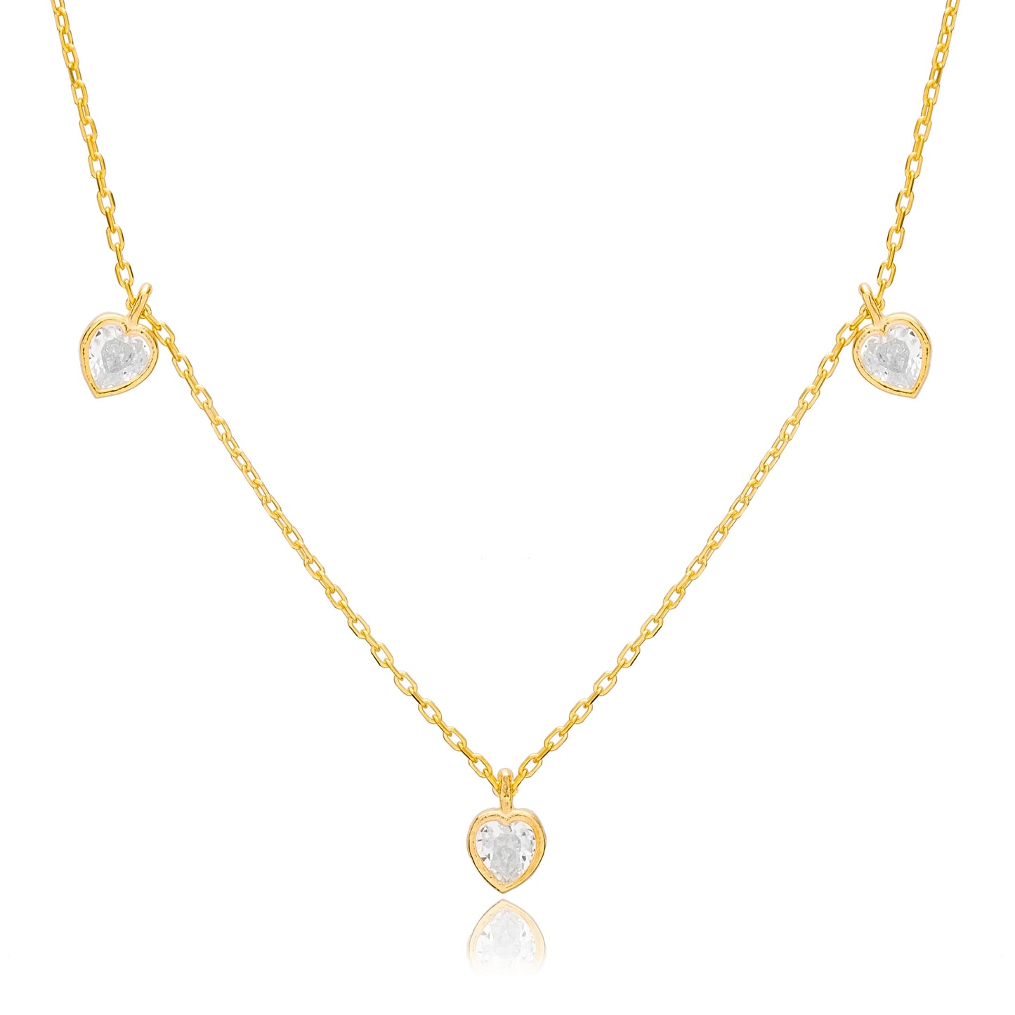Heart Charm Shaker Necklace