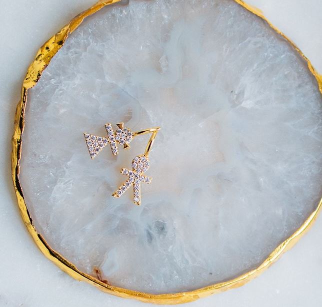 baby charms on display