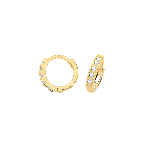 9ct Gold Huggie Hoops