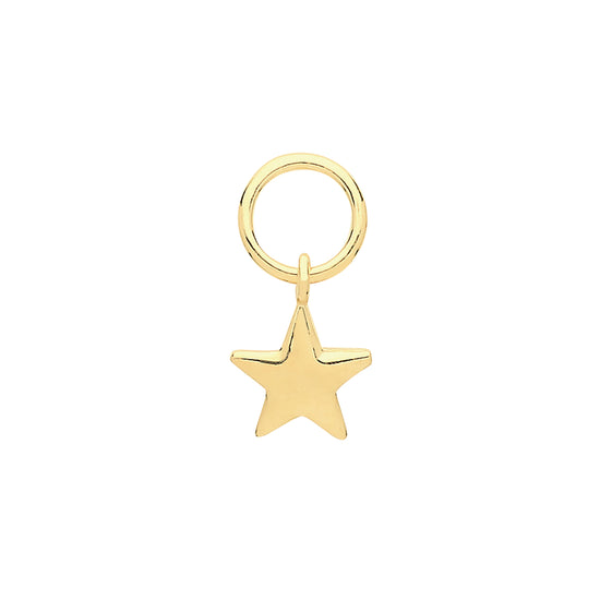 Star Charm- 9ct Yellow Gold