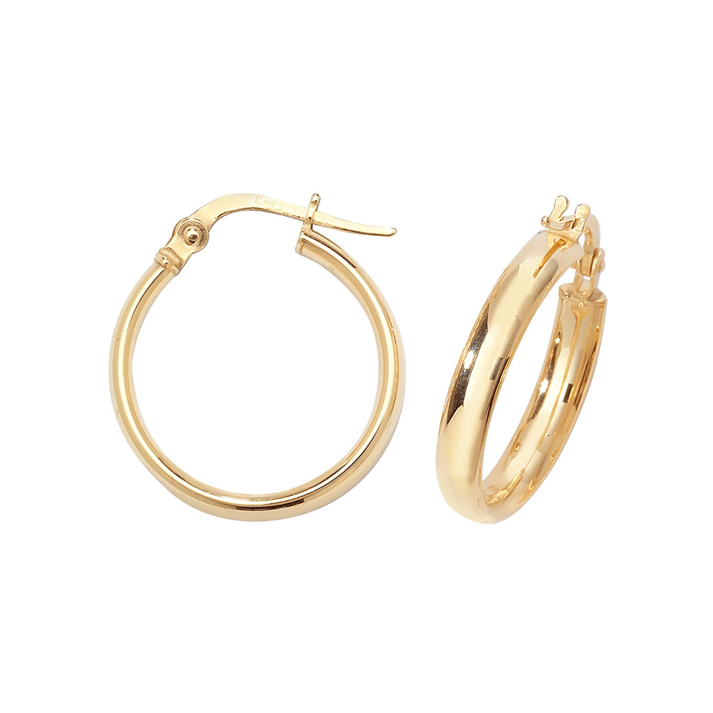 Iris Hoops 9ct Gold