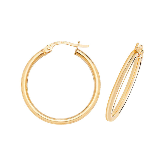 Rebekkah Hoops 9ct Gold