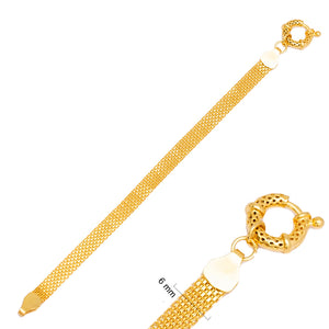 Woven Gold Vermeil Bracelet