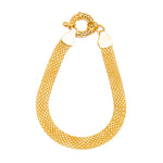 Woven Gold Vermeil Bracelet