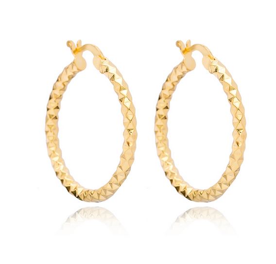 Xenia Gold Hoop Earrings