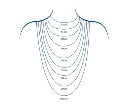 size chart for necklaces