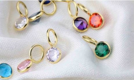 
            
                Load image into Gallery viewer, collection of birthstone charms
            
        