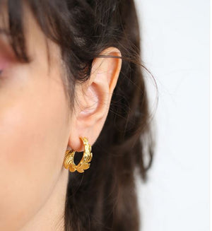 Phoebe Gold Hoop Earrings