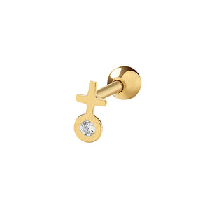 
            
                Load image into Gallery viewer, Venus 9ct Gold Cartilage Stud
            
        
